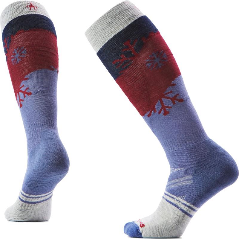 Ski Full Cushion Snowpocalypse Over The Calf Socks - Womens - nightfall blue 1