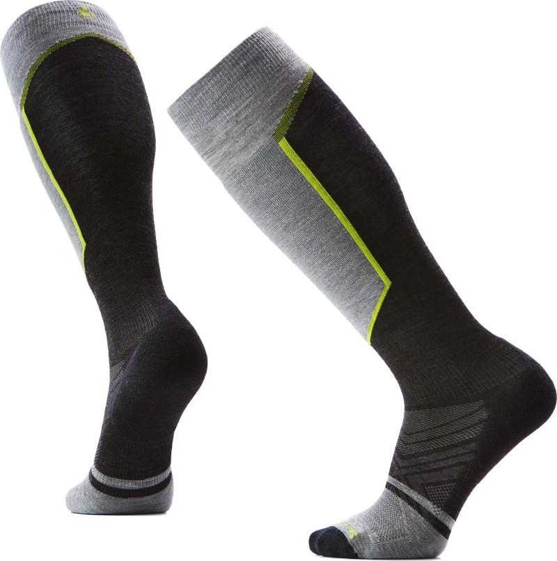 Ski Targeted Cushion Extra Stretch Over The Calf Socks - Mens - charcoal 1