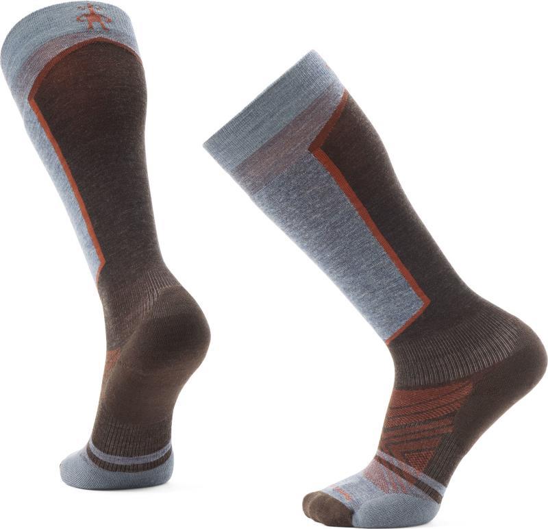 Ski Targeted Cushion Over The Calf Socks - Mens - Chestnut 1