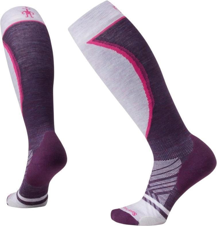 Ski Targeted Cushion Over The Calf Socks - Womens - Purple Iris 1