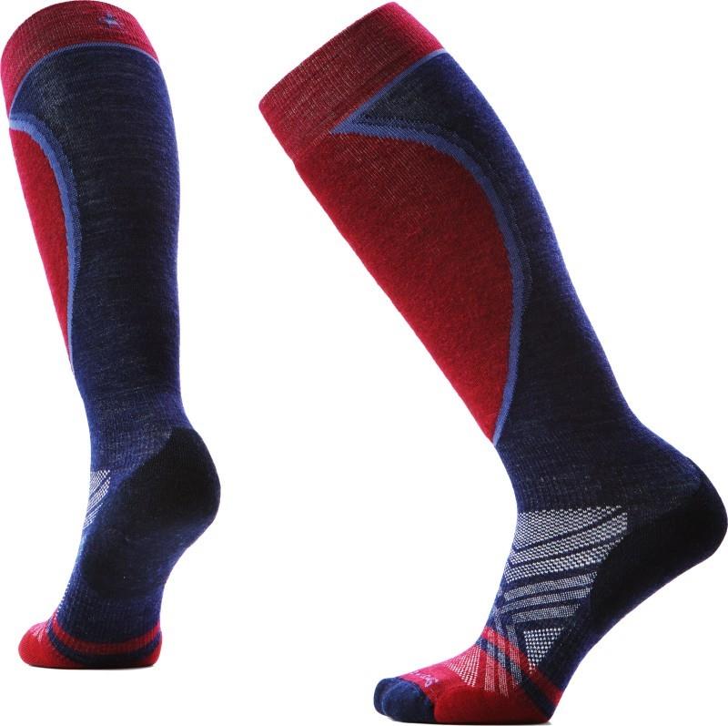 Ski Targeted Cushion Over The Calf Socks - Womens - deep navy 1
