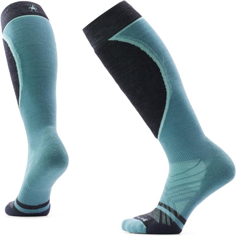 Ski Targeted Cushion Over The Calf Socks - Womens - dusty teal 1