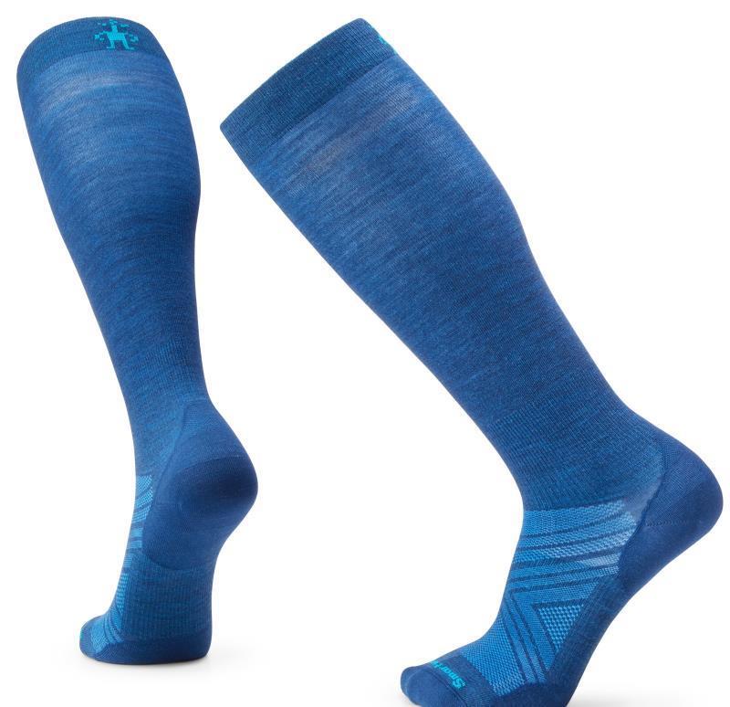 Ski Zero Cushion Extra Stretch Over The Calf Socks - Mens - Alpine Blue 1