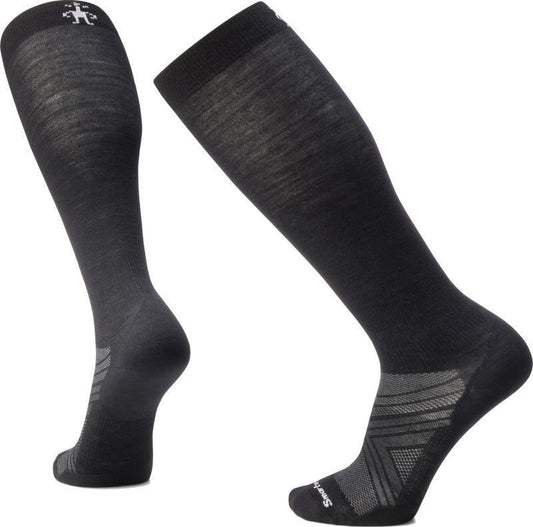 Ski Zero Cushion Extra Stretch Over The Calf Socks - Mens - Black 1