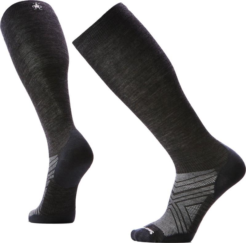 Ski Zero Cushion Extra Stretch Over The Calf Socks - Mens - charcoal 1