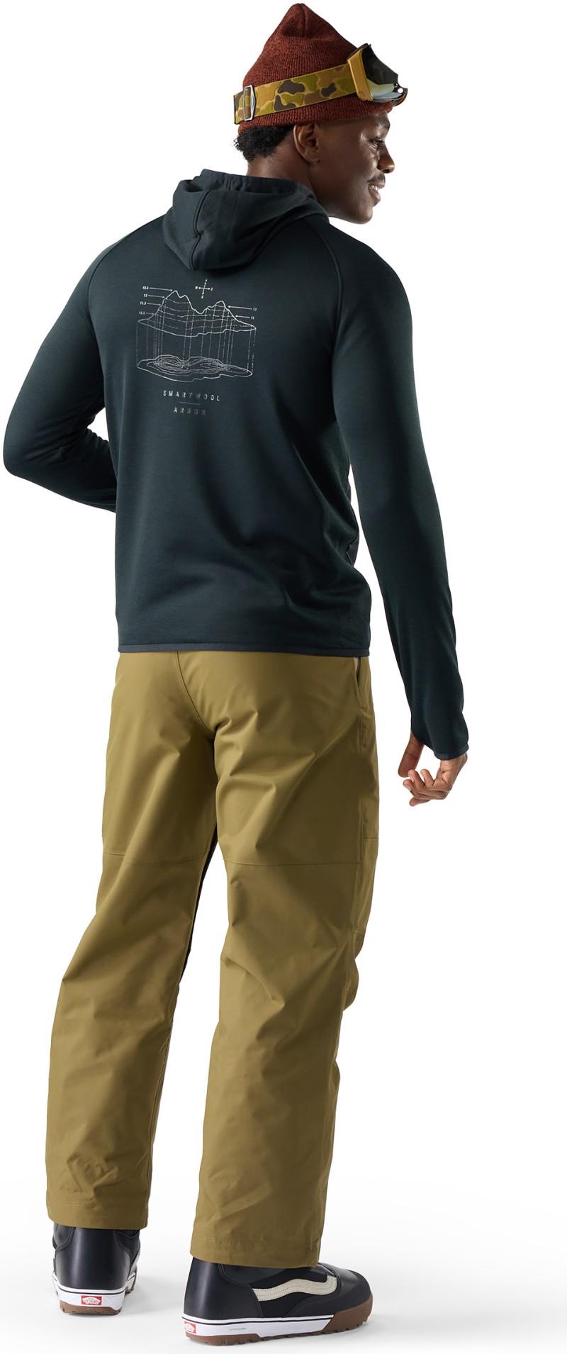 Smartloft 1/2 Zip Hoodie - Mens - black / honey gold 1