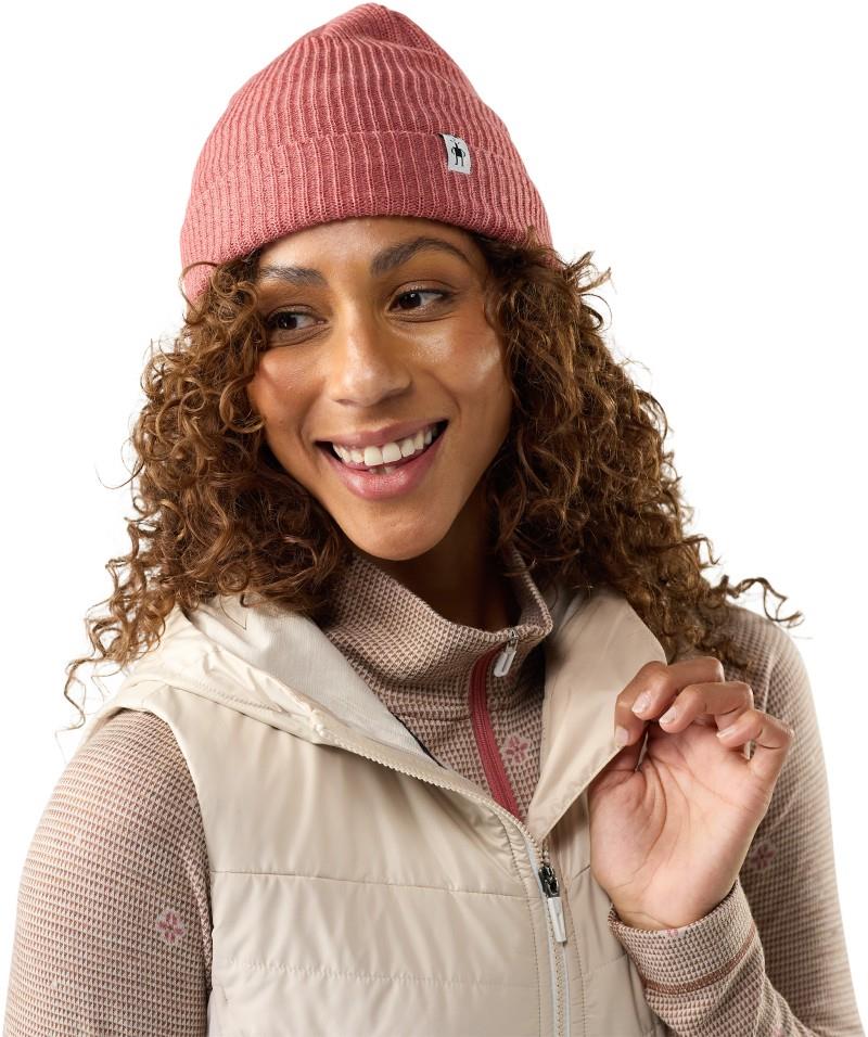 Smartwool Beanie - rosewood heather 1