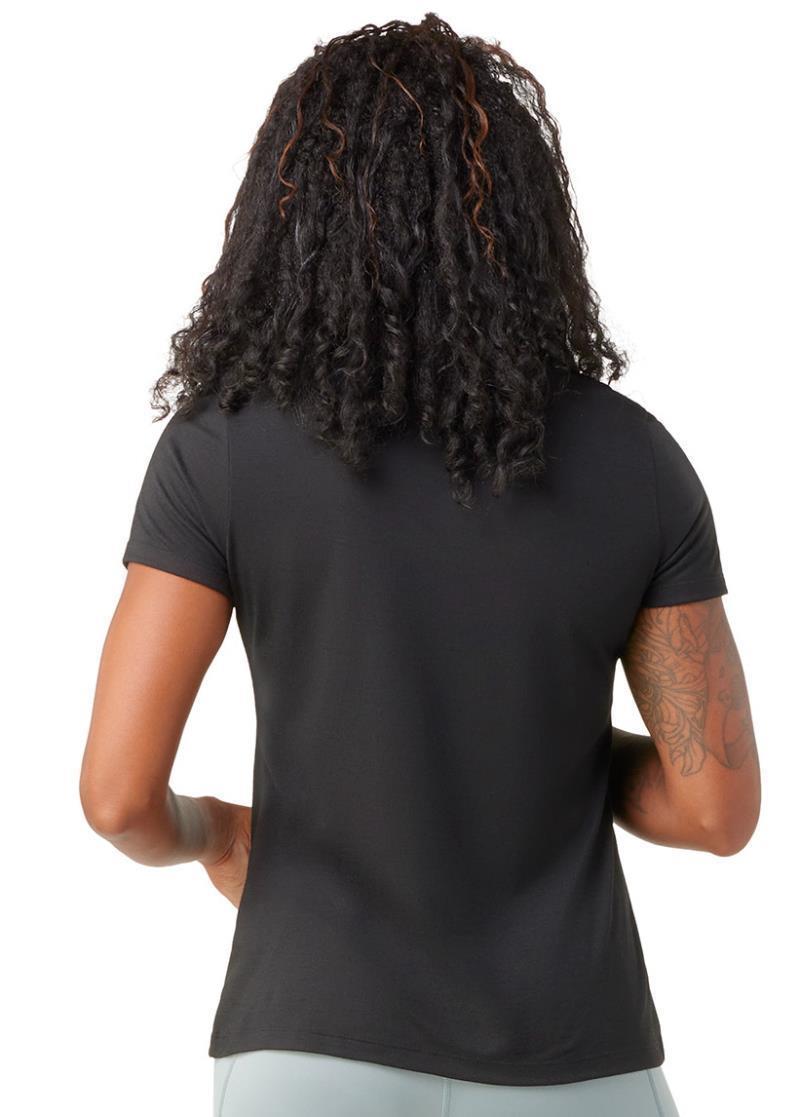 Smartwool Carved Logo Graphic SS Tee - Womens - Black 3