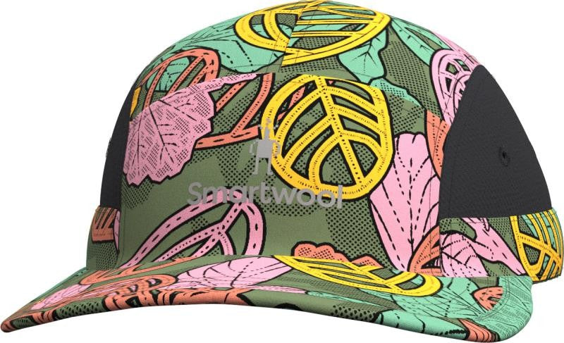 Smartwool Hike 5 Panel Hat - fern green aloha forest 1