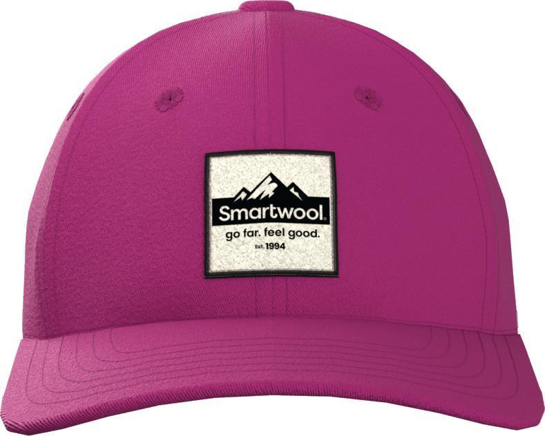 Smartwool Logo Ball Cap - Festive Fuchsia 1