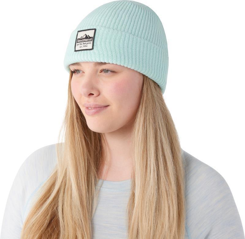 Smartwool Patch Beanie - Bleached Aqua 2
