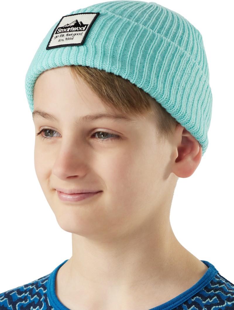 Smartwool Patch Beanie - Kids - pacific blue 1