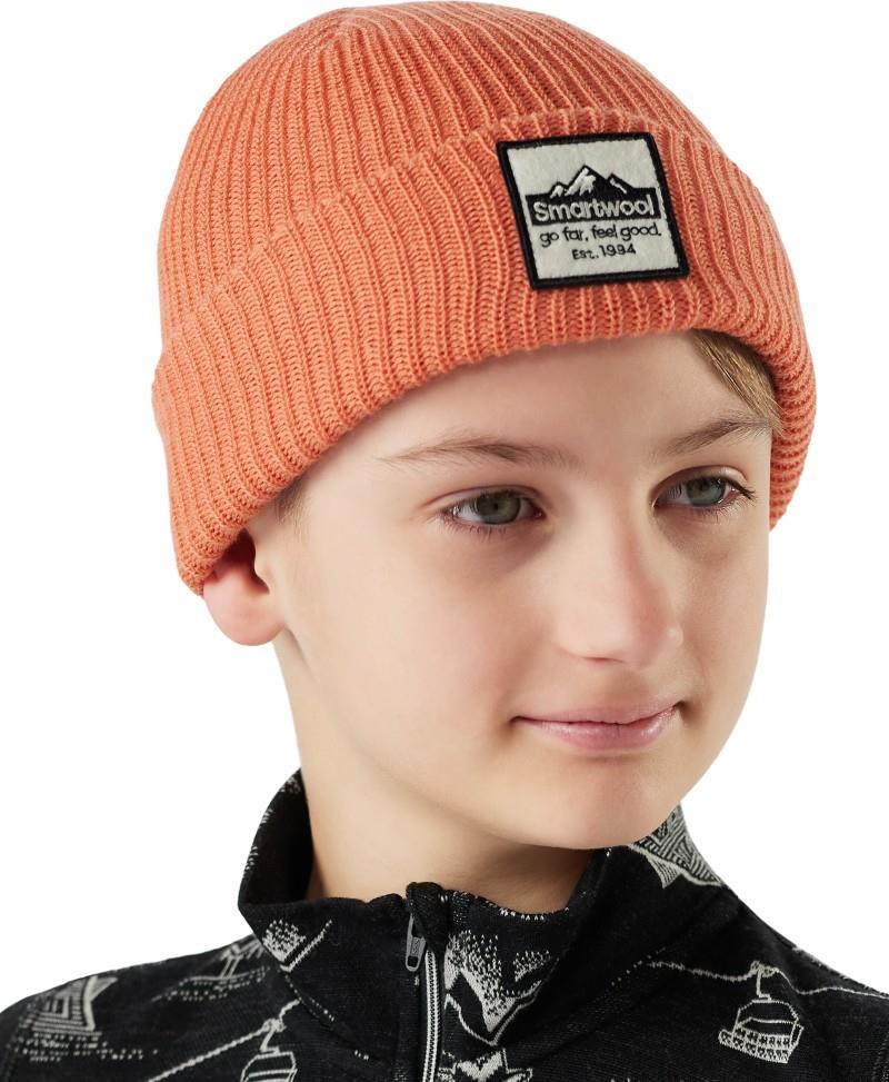 Smartwool Patch Beanie - Kids - terracotta 1