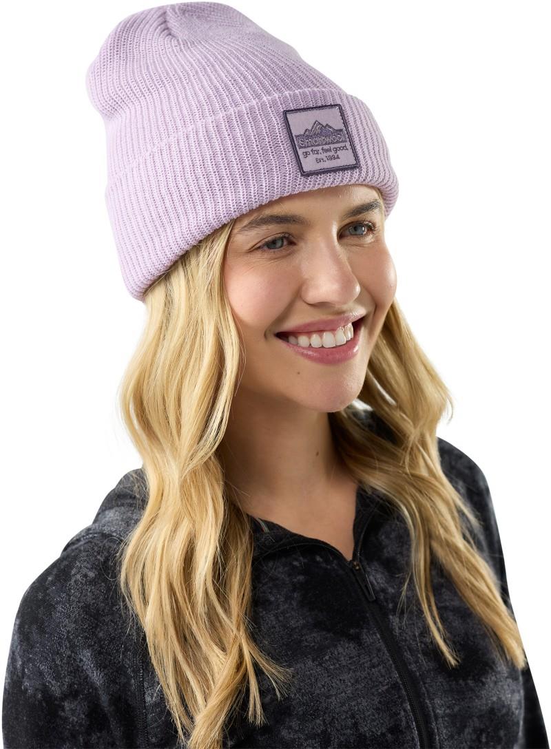 Smartwool Patch Beanie - lavender sky heather 1