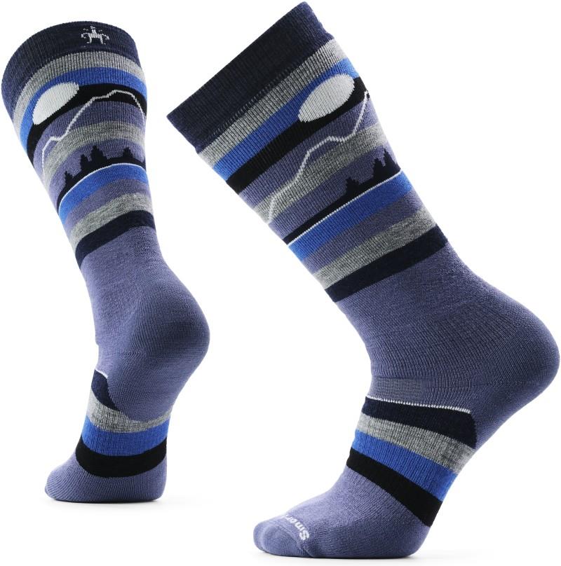 Snowboard Full Cushion Cold Canyon Over the Calf Socks - nightfall blue 1
