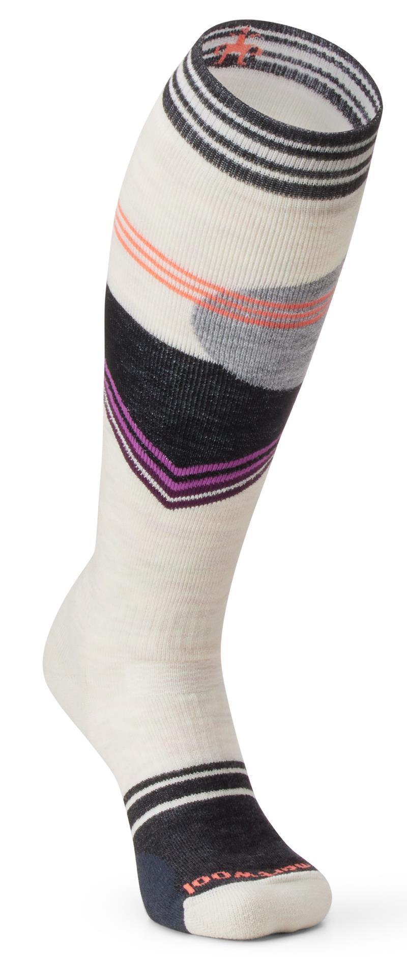 Snowboard Full Cushion Moon Energy Over The Calf Socks - Womens - Moonbeam 2