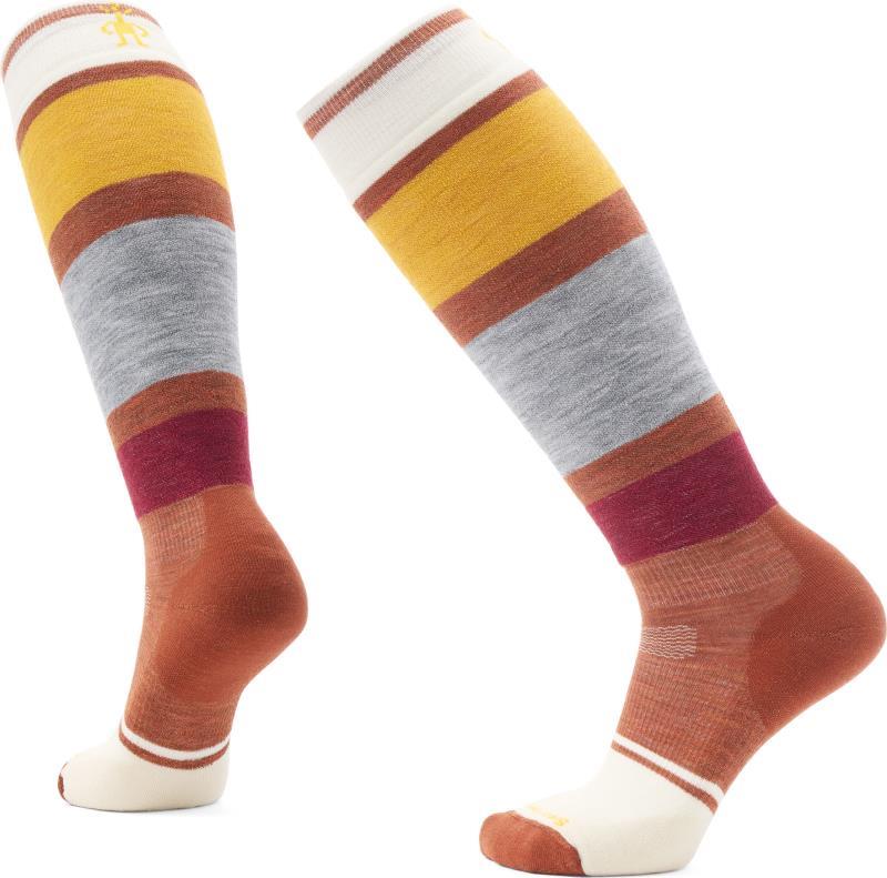 Snowboard Targeted Cushion Extra Stretch Over The Calf Socks - Womens - Picante 1