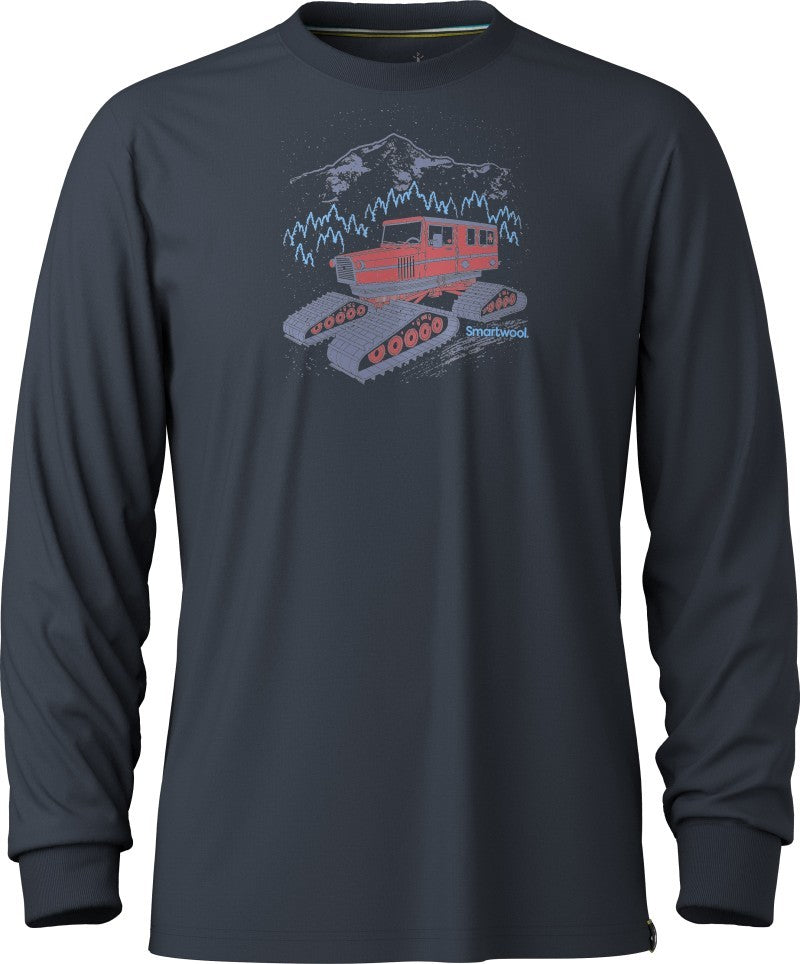Snowcat Graphic LS Graphic Tee - Mens - deep navy 1