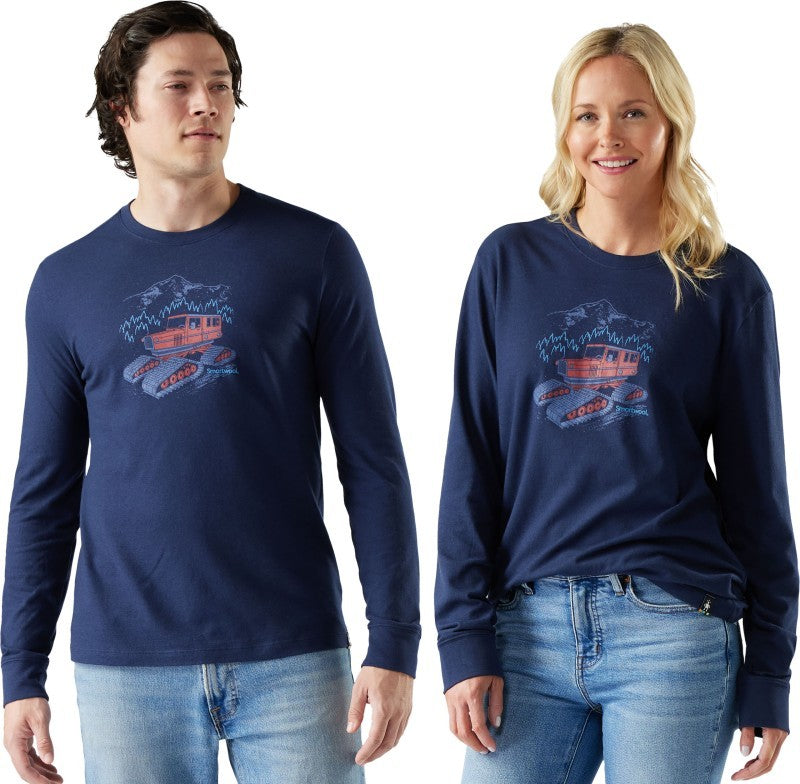 Snowcat Graphic LS Graphic Tee - Mens - deep navy 1