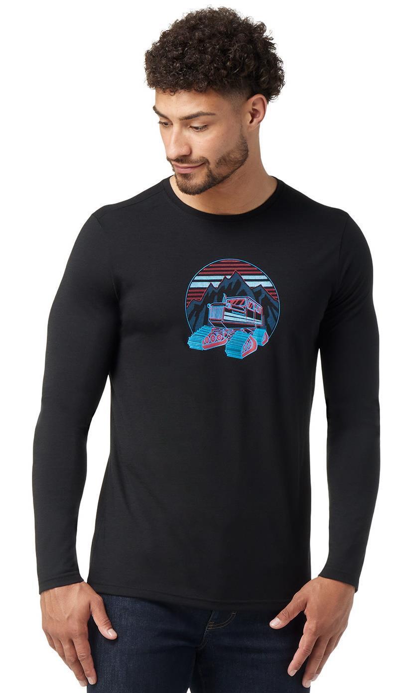 Snowcat Trek LS Graphic Tee - Mens - Black 2