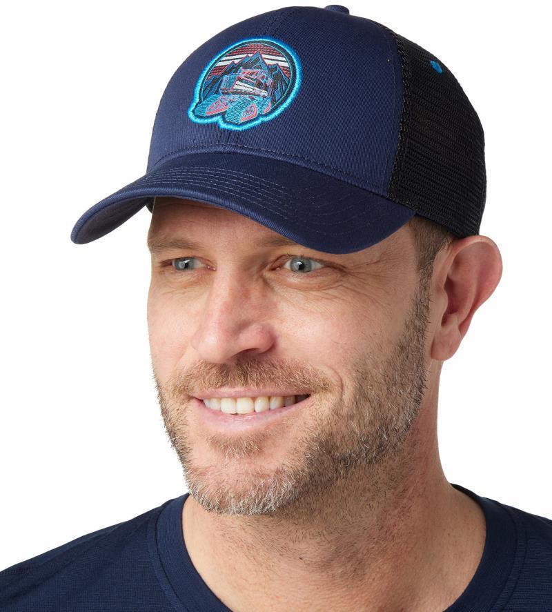 Snowcat Trek Trucker Hat - deep navy 1