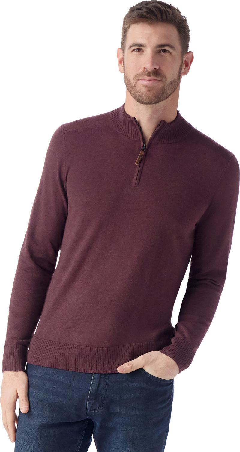 Sparwood 1/2 Zip Sweater - Mens - Eggplant Heather 2