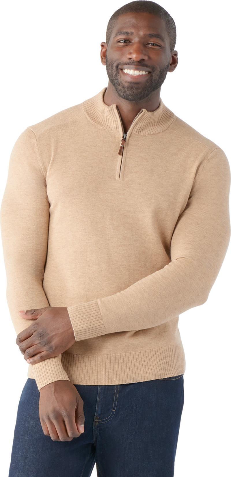 Sparwood 1/2 Zip Sweater - Mens - Toasted Coconut Heather 2
