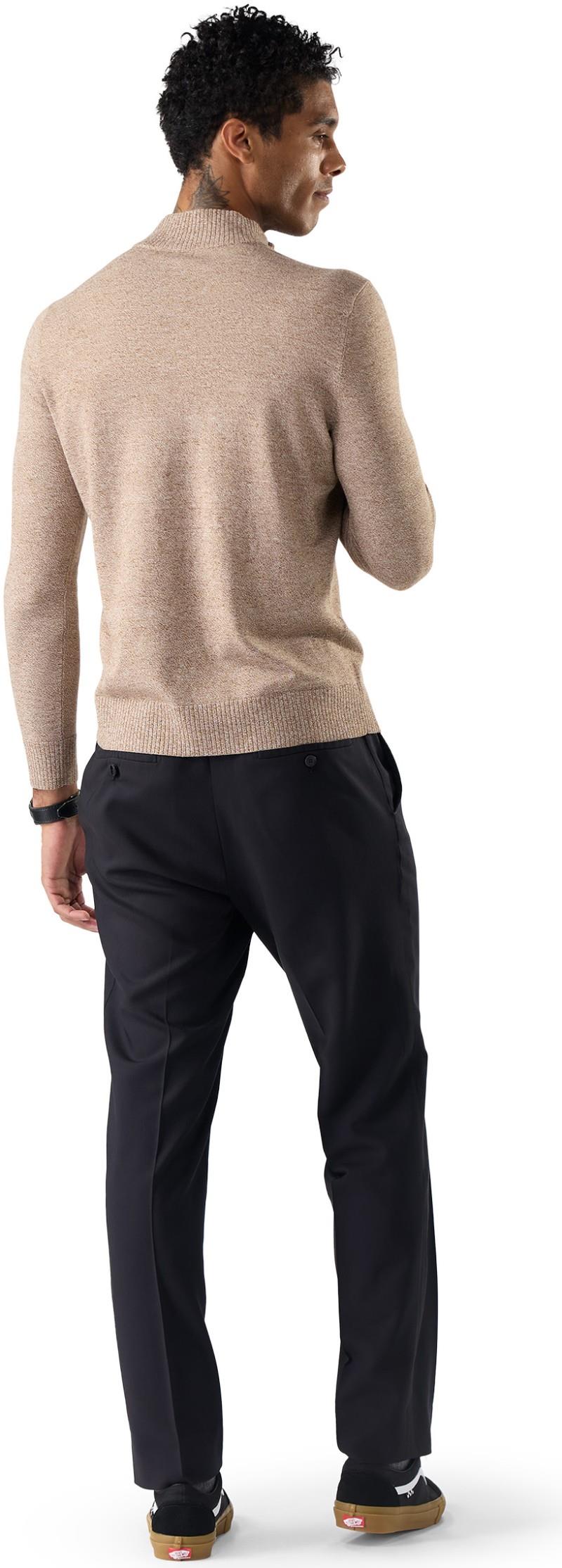 Sparwood 1/4 Zip Sweater - Mens - mocha heather marl 1