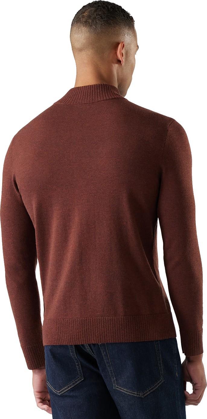 Sparwood 1/4 Zip Sweater - Mens - pecan brown / mink 1
