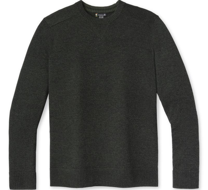 Sparwood Crew Sweater - Mens - Dark Sage Heather / Black 1
