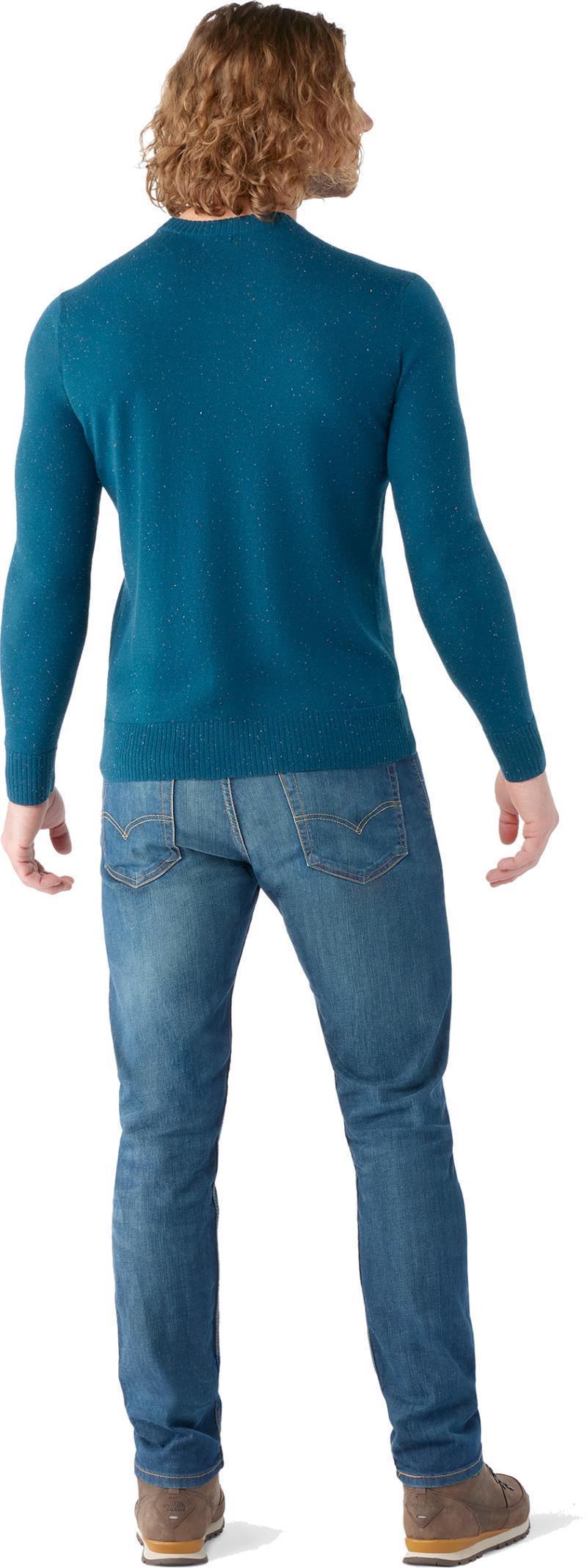 Sparwood Crew Sweater - Mens - Twilight Blue Donegal 3
