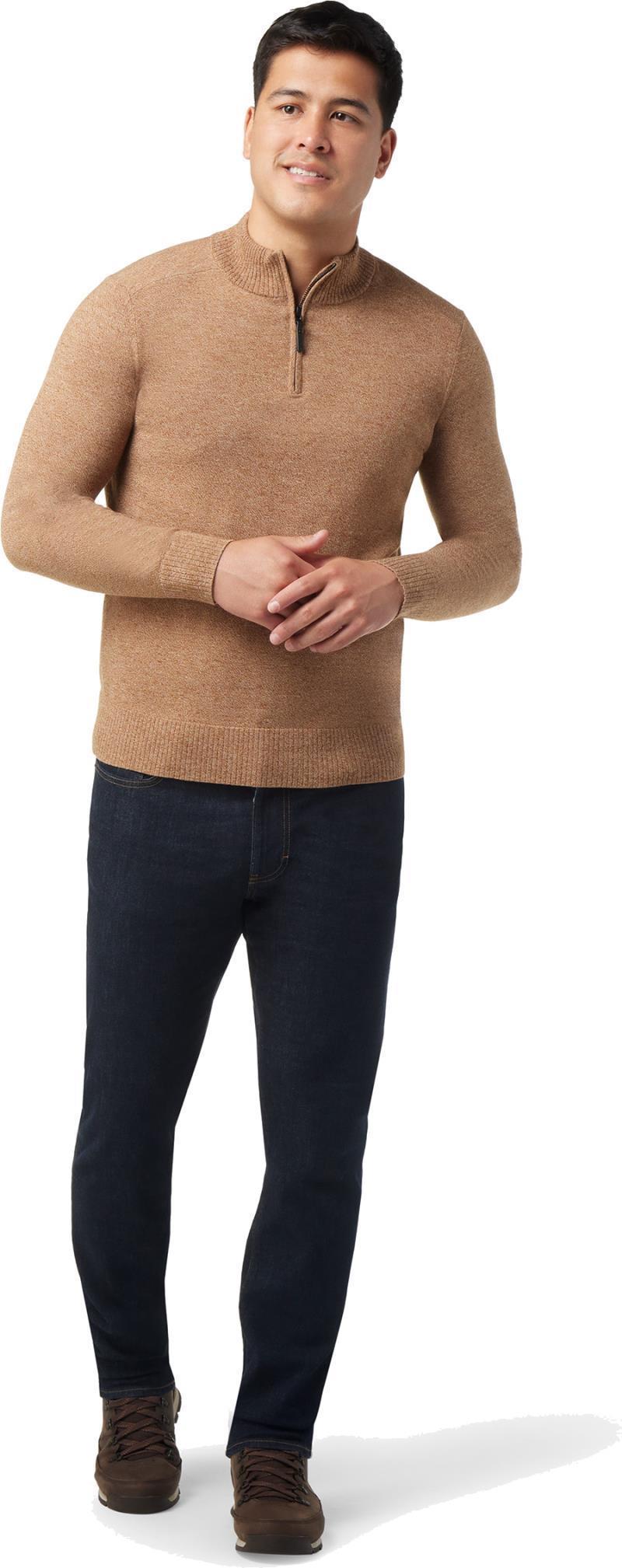 Sparwood Half Zip Sweater - Mens - Acorn Heather / Dune Heather 2