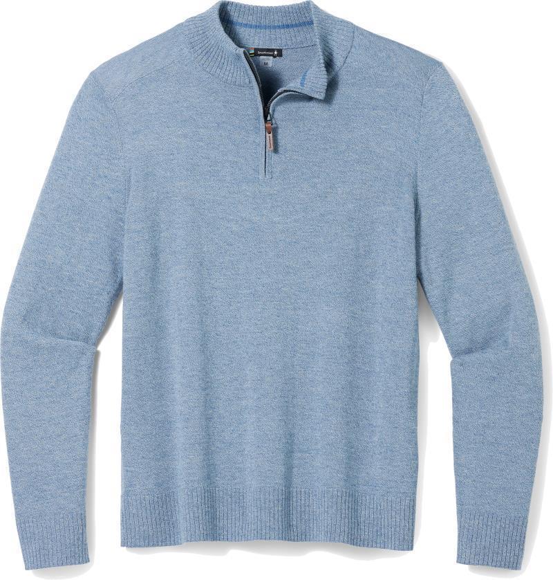 Sparwood Half Zip Sweater - Mens - Blue Horizon Heather / Light Gray Heather 1