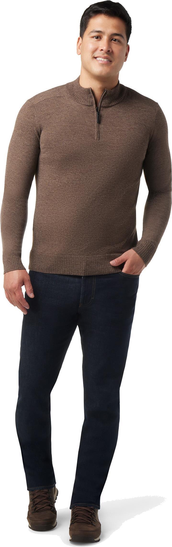 Sparwood Half Zip Sweater - Mens - Flint Heather / Shale Heather 2