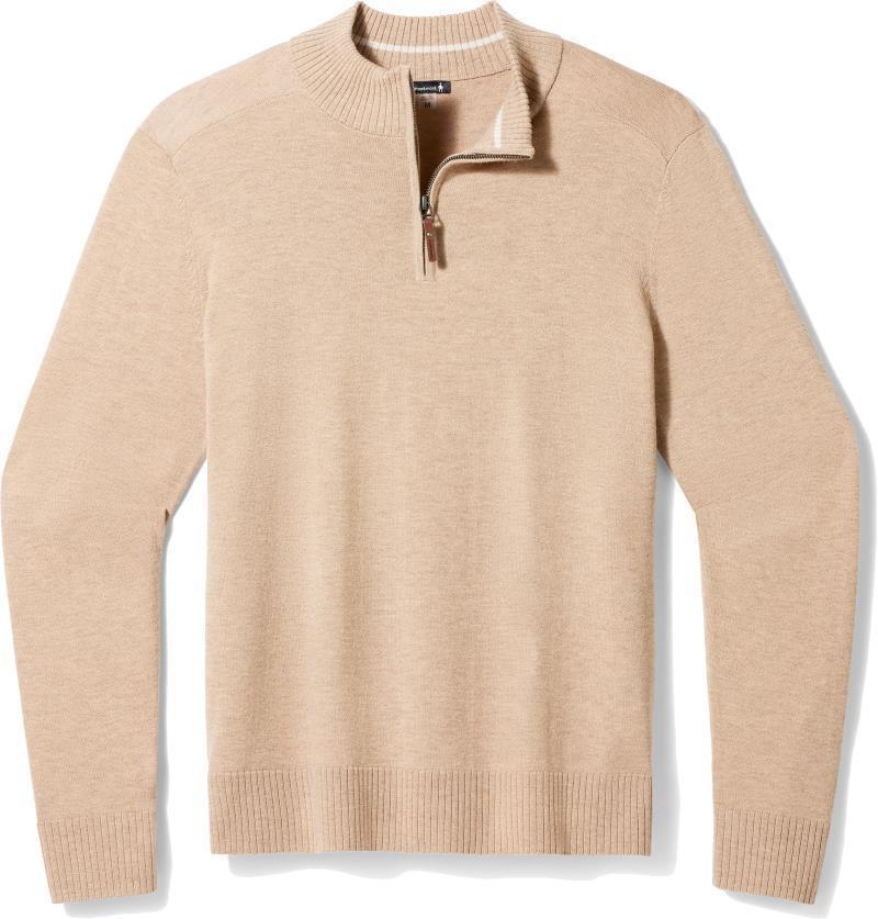 Sparwood Half Zip Sweater - Mens - Toasted Coconut Heather 1