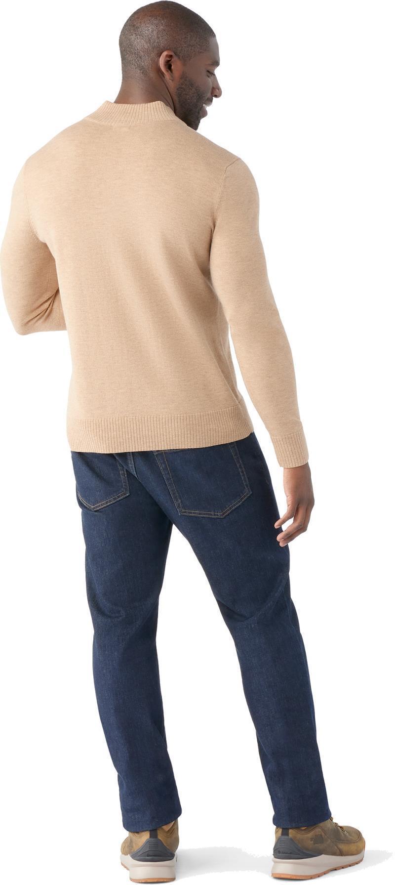 Sparwood Half Zip Sweater - Mens - Toasted Coconut Heather 3