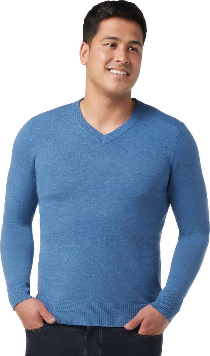 Sparwood V-Neck Sweater - Mens - Blue Horizon Heather 2