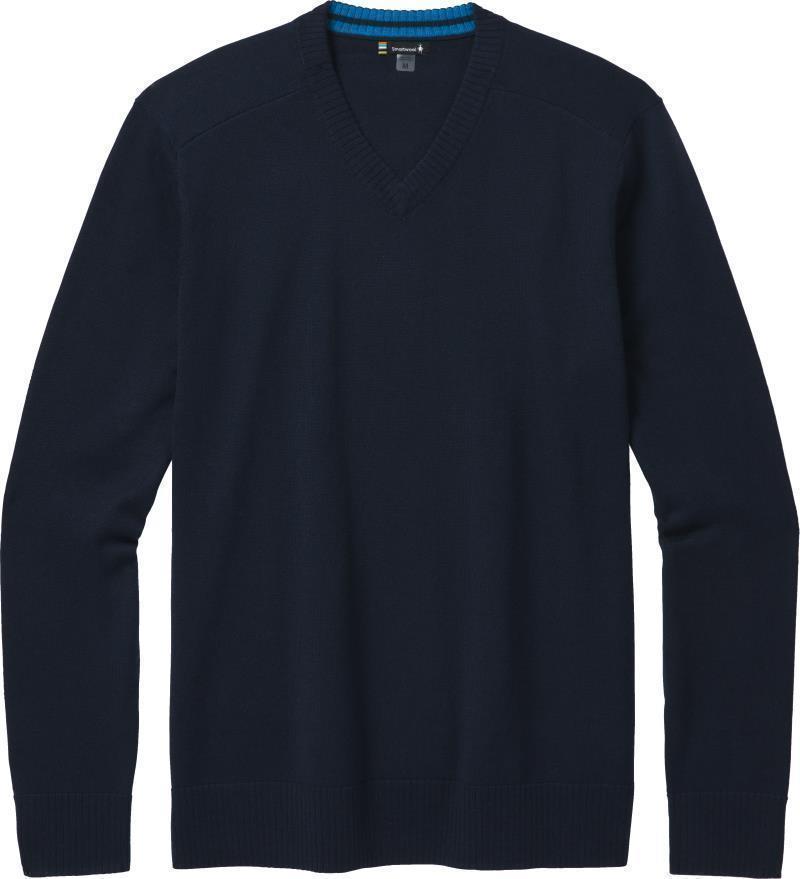 Sparwood V-Neck Sweater - Mens - Deep Navy Heather 1