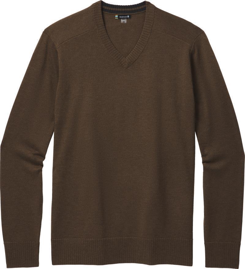 Sparwood V-Neck Sweater - Mens - Military Olive Heather 1