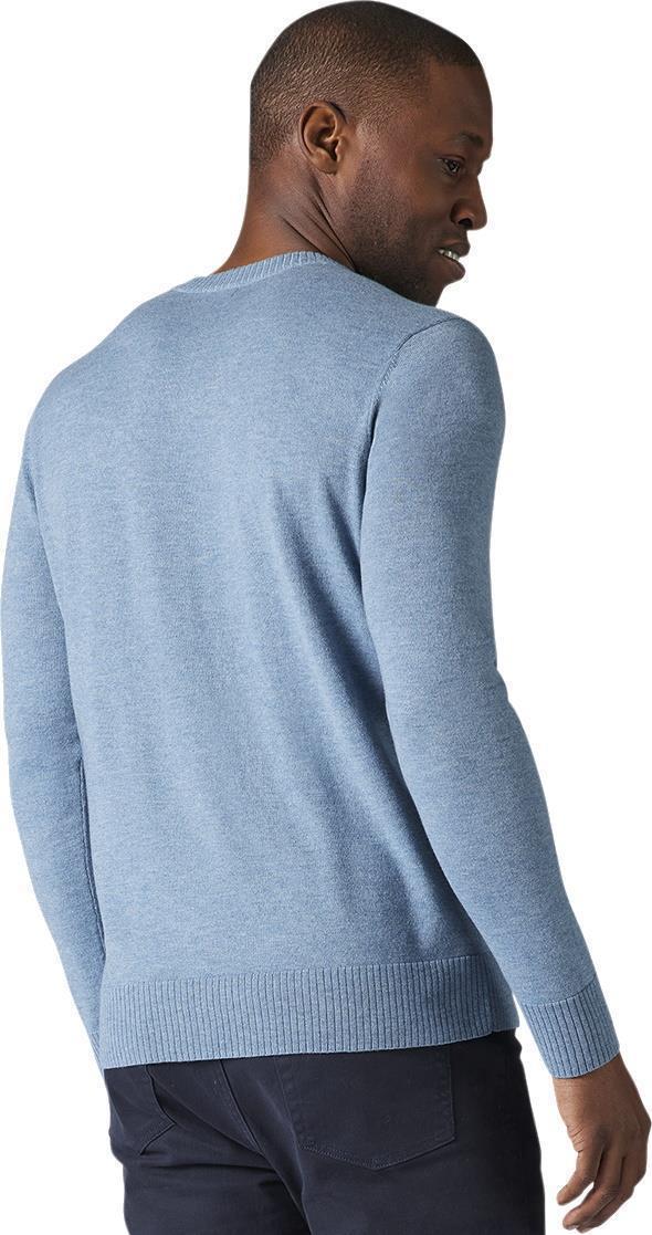 Sparwood V-Neck Sweater - Mens - Mist Blue Heather 3
