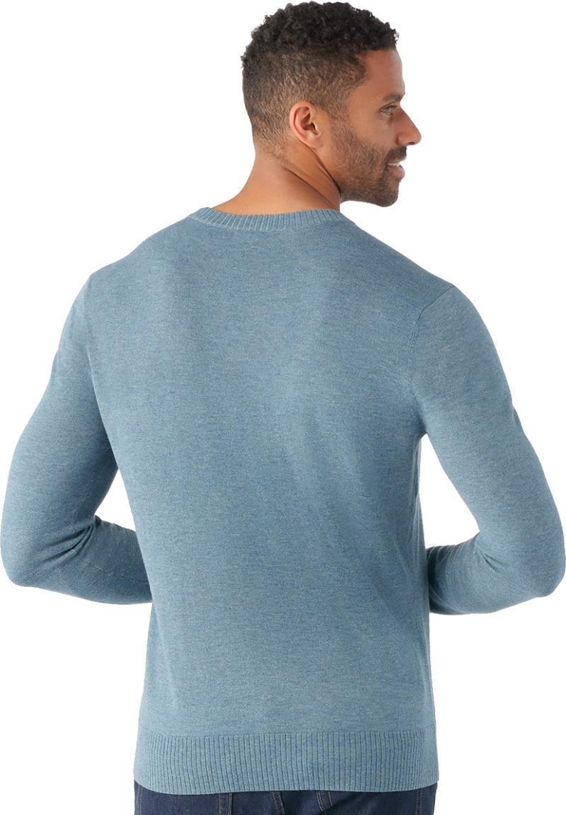 Sparwood V-Neck Sweater - Mens - Pewter Blue Heather 3