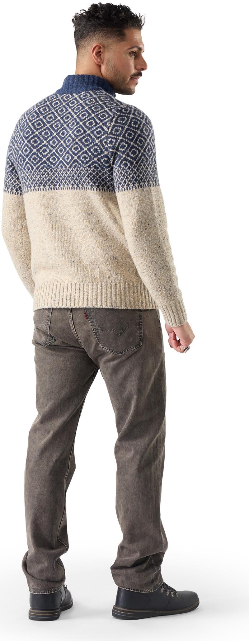 Summit 1/4 Zip Sweater - Mens - oat heather 1