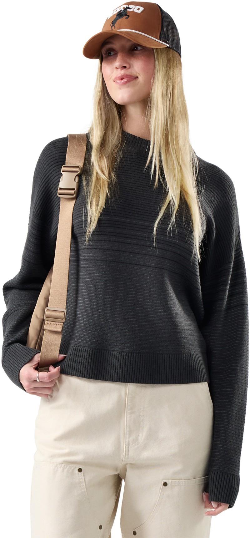 Summit Crew Sweater - Womens - charcoal 1