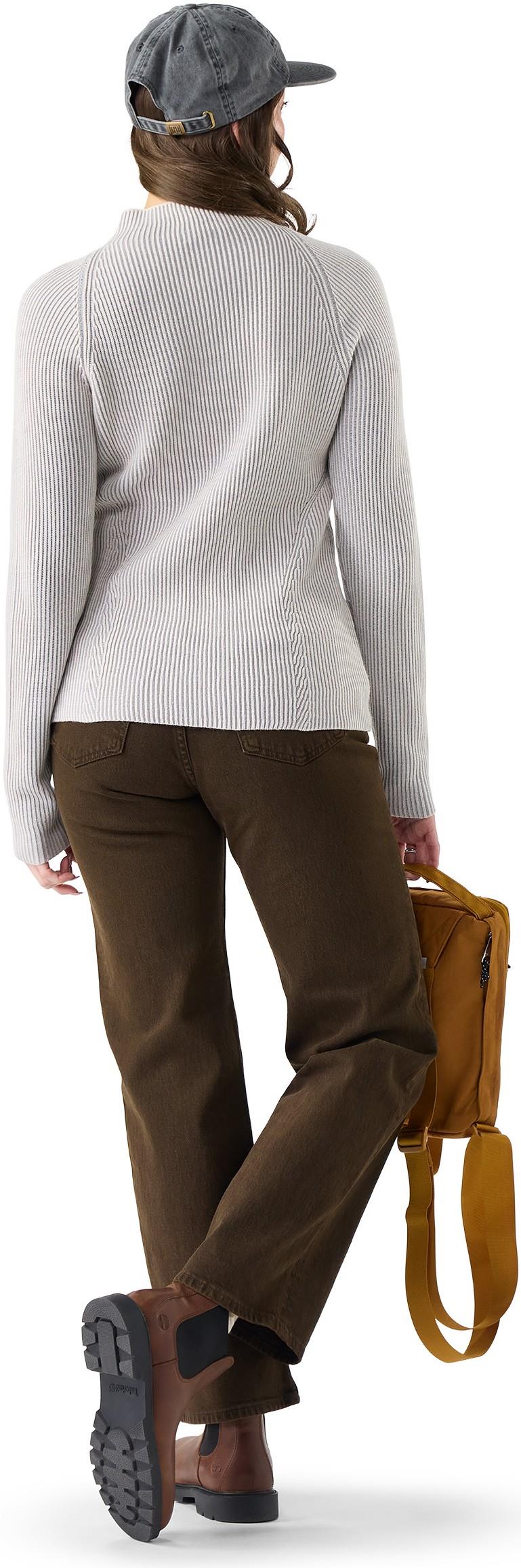 Summit Funnel Neck Sweater - Womens - white 1