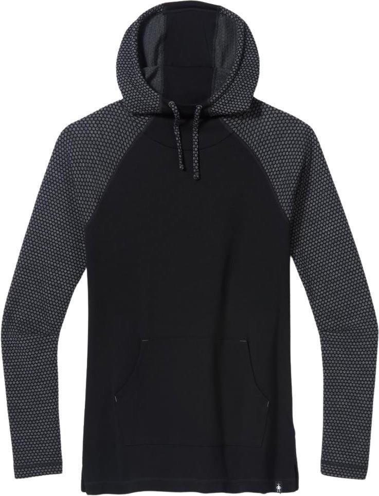 Thermal Merino 250 Drape Neck Hoodie - Womens - Black Dot 1