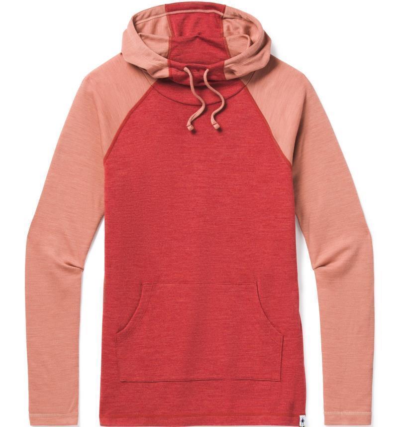 Thermal Merino 250 Drape Neck Hoodie - Womens - Masala Heather 1