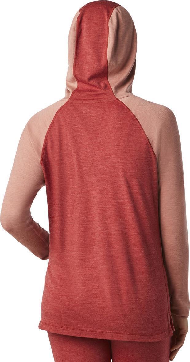 Thermal Merino 250 Drape Neck Hoodie - Womens - Masala Heather 3