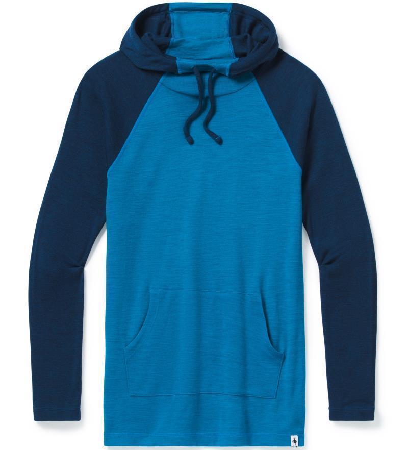Thermal Merino 250 Drape Neck Hoodie - Womens - Ocean Abyss Heather 1