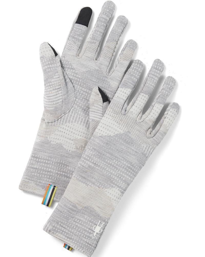 Thermal Merino 250 Gloves - Light Gray Mountain Scape 1