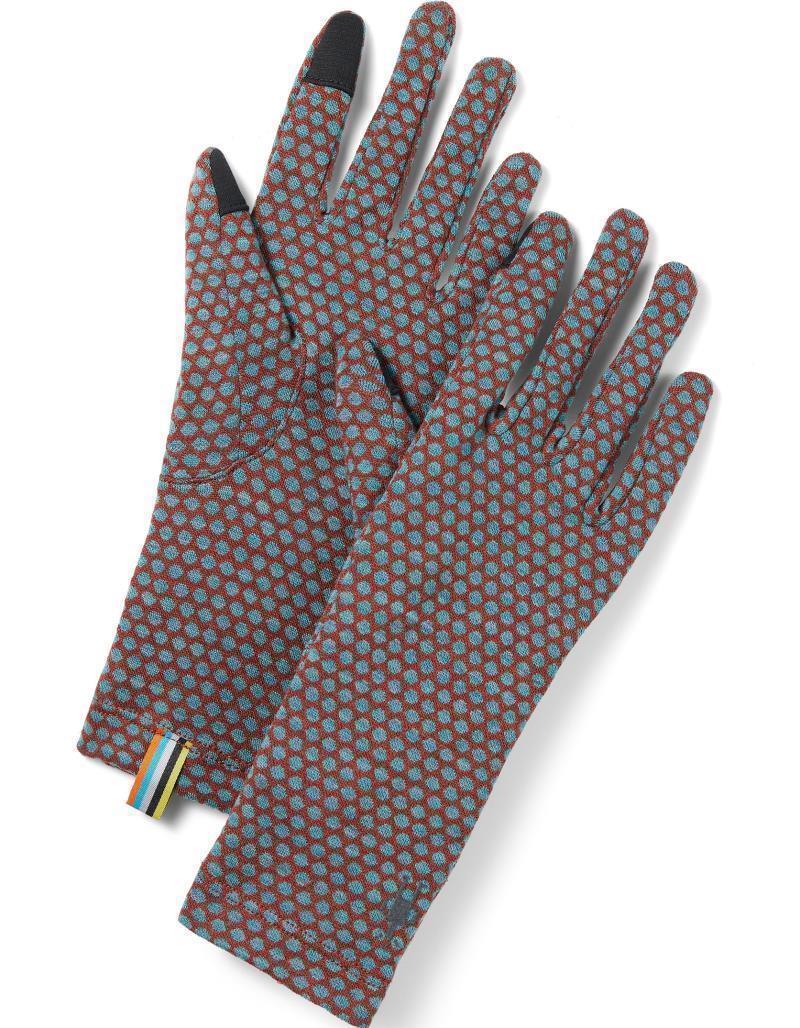 Thermal Merino 250 Gloves - Pecan Brown Dot 1